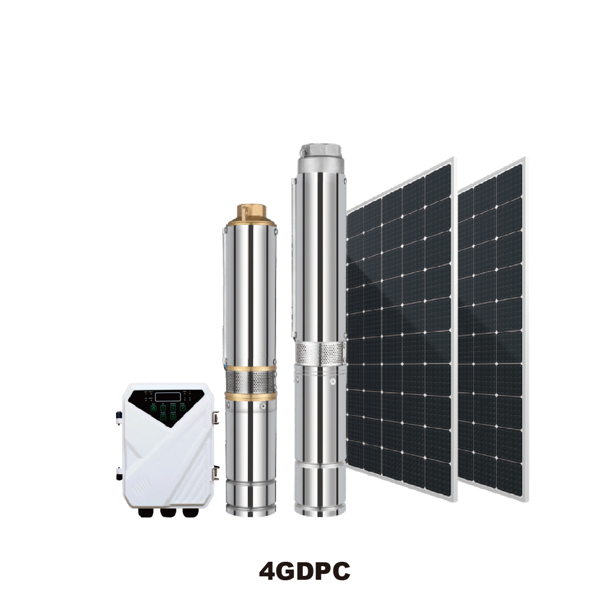 GIDROX 4”DC BRUSHLESS SOLAR PUMP WITH PLASTIC IMPELLER-4GDPC