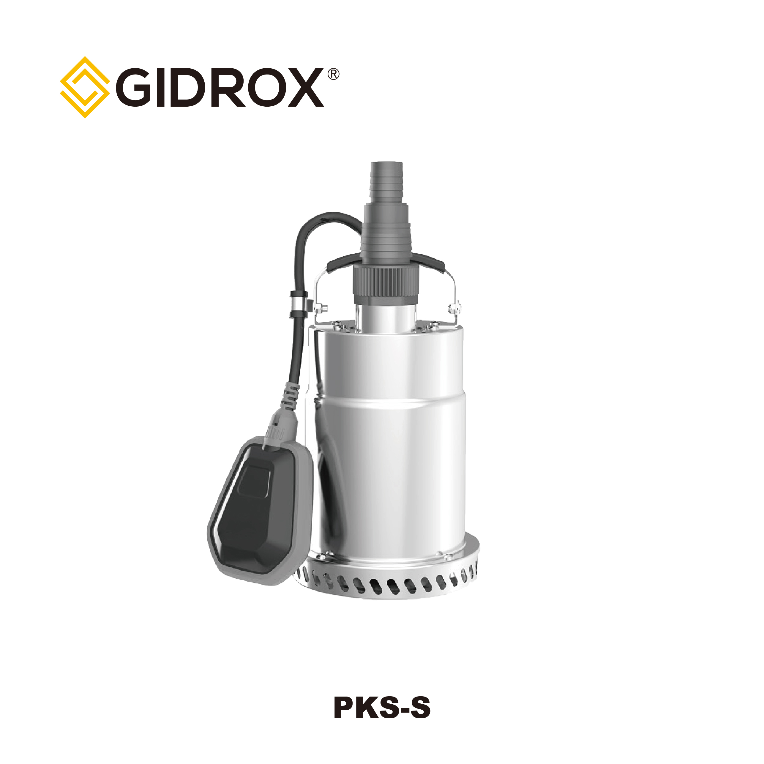GIDROX GARDEN STAINLESS STEEL SUBMERSIBLE PUMP FOR CLEAN WATER -PKS-S