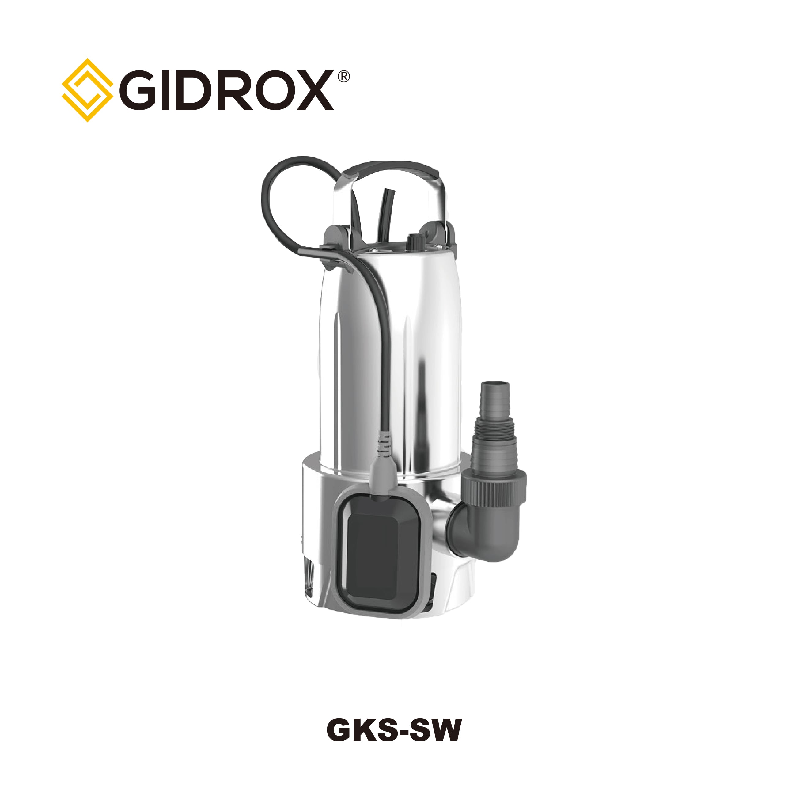 GIDROX JARDIN POMPE SUBMERSIBLE EN ACIER INOXYDABLE POUR L'EAU SALIE-PKS-SW