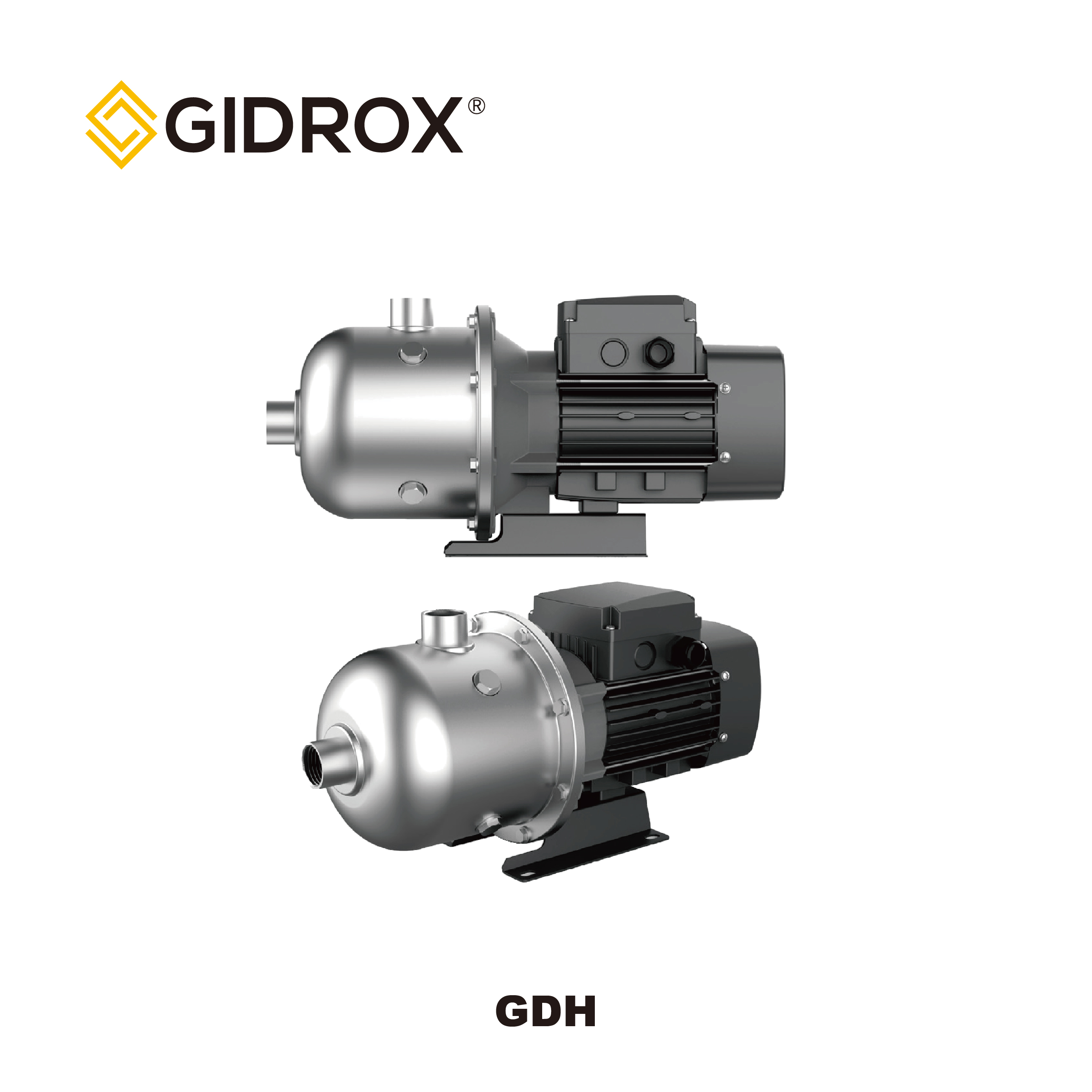 POMPE MULTISTAGE HORIZONTALE EN INOX GIDROX-GDH