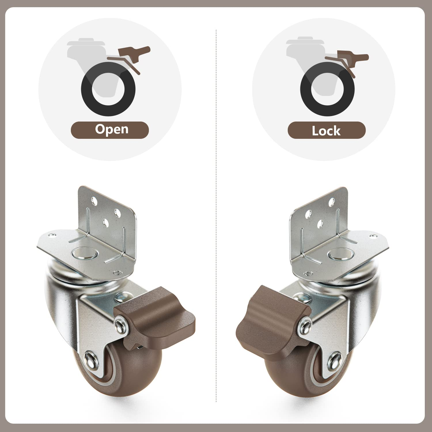 What Are the Components of Furniture Casters?