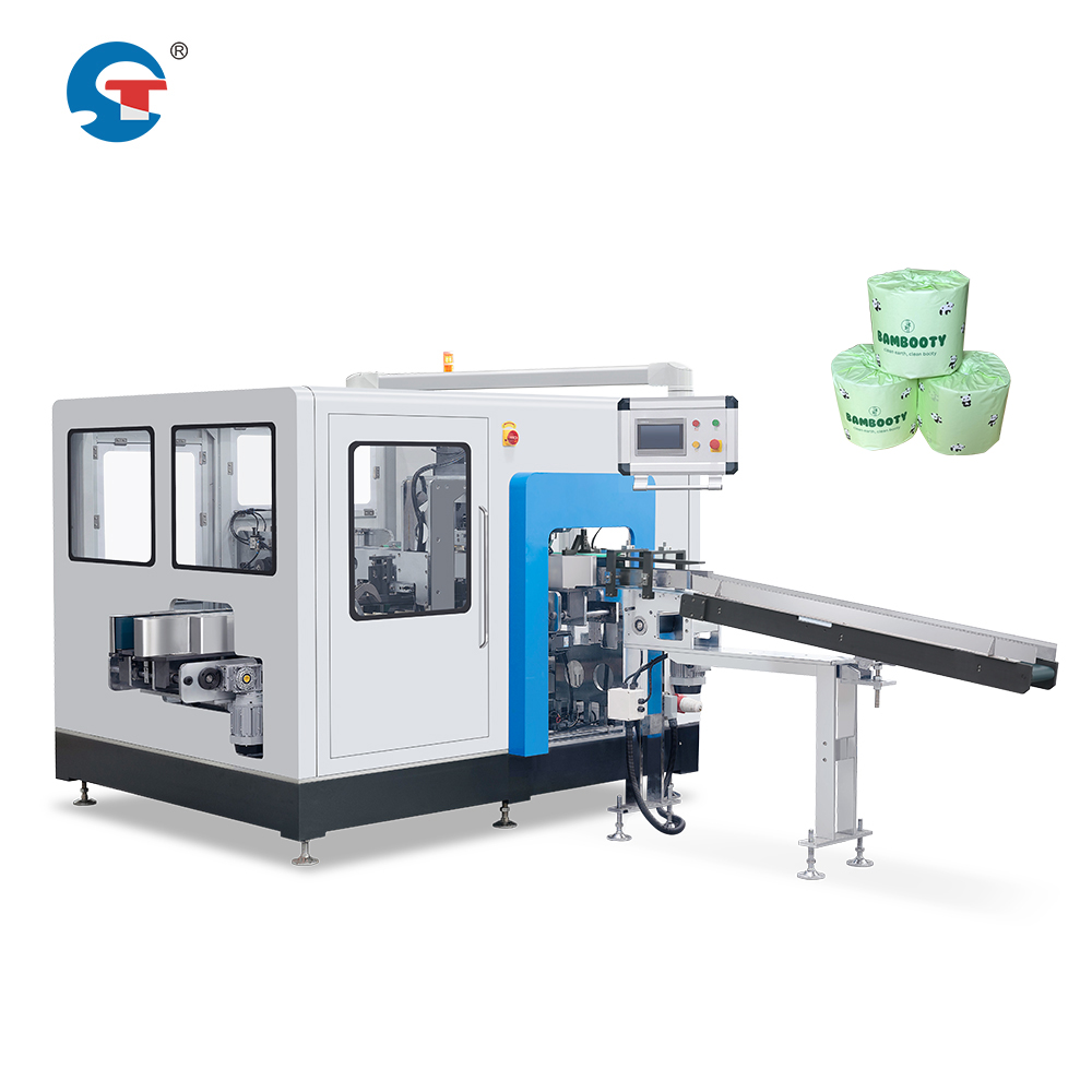 What footprint innovations does a hygiene paper packaging machinery manufacturer offer?