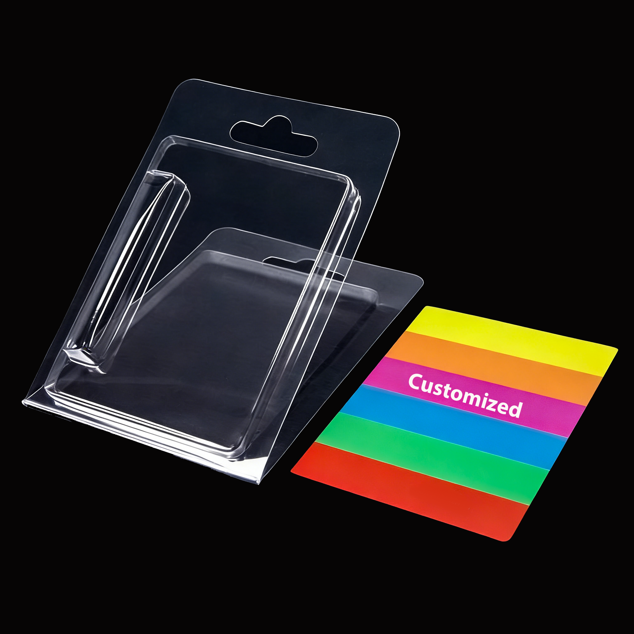 PET Clear Blister Pack, Hanging Display Packaging for Small Items, Tools
