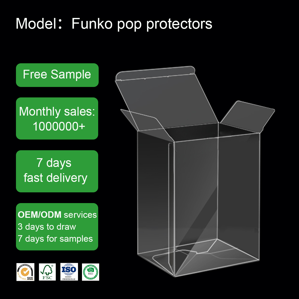 Quelles tailles et quels styles de boîtes en plastique transparent PET sont disponibles en gros ?