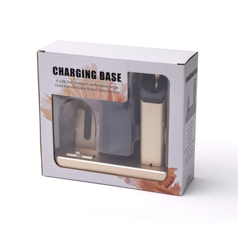 Custom Clear Window Cardboard Box with Blister Tray Insert for Retail Products