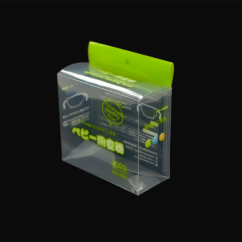 Custom clear PET packaging box for baby feeding bowl