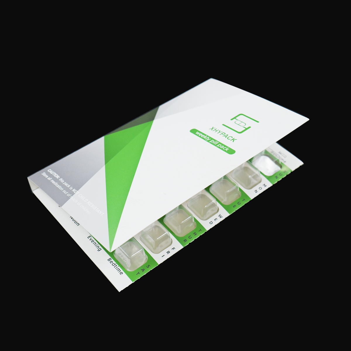 New Pill Blister Packaging In Stock at XHY Packaging — Book-Style 2×7, 4×7 & 31-Day Pill Packs Ship in 7 Days