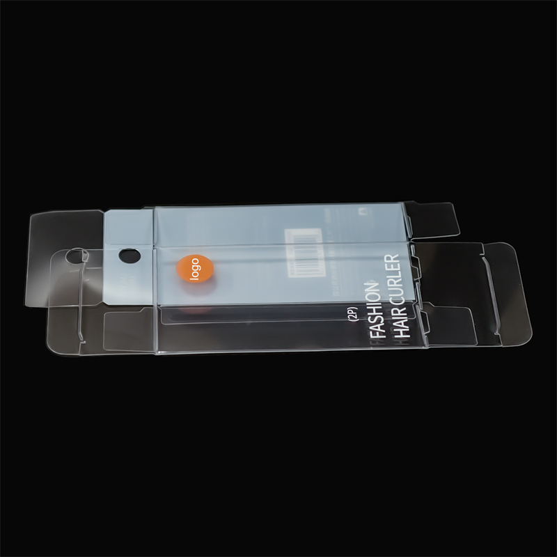 Wholesale Hanging Blister Plastic Box UV Printed Clear Box Cosmetic Package For Hair Styling Tool Plastic Folding Carton