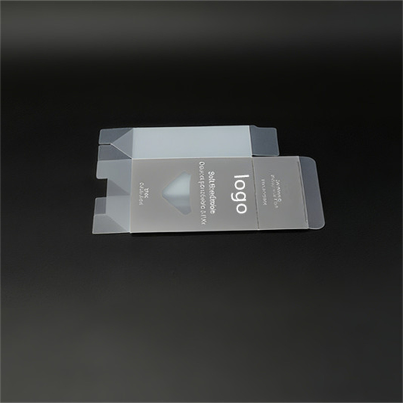 Custom Logo Frosted Plastic Packaging Box, Semi Transparent Matte Foldable Auto Lock Bottom Swimsuit Retail Storage Gift Box