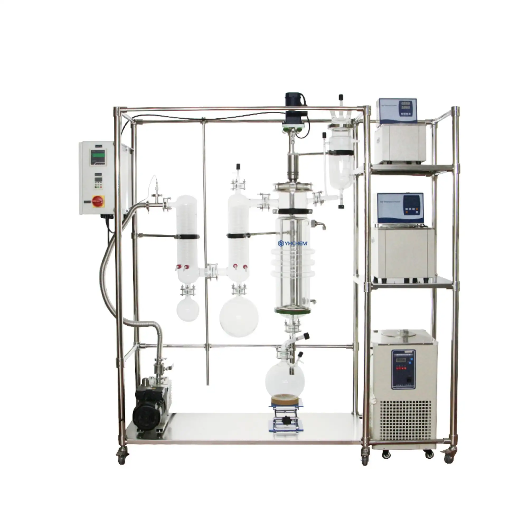 Processing Heat-Sensitive Materials Using Reactors and wiped film evaporator