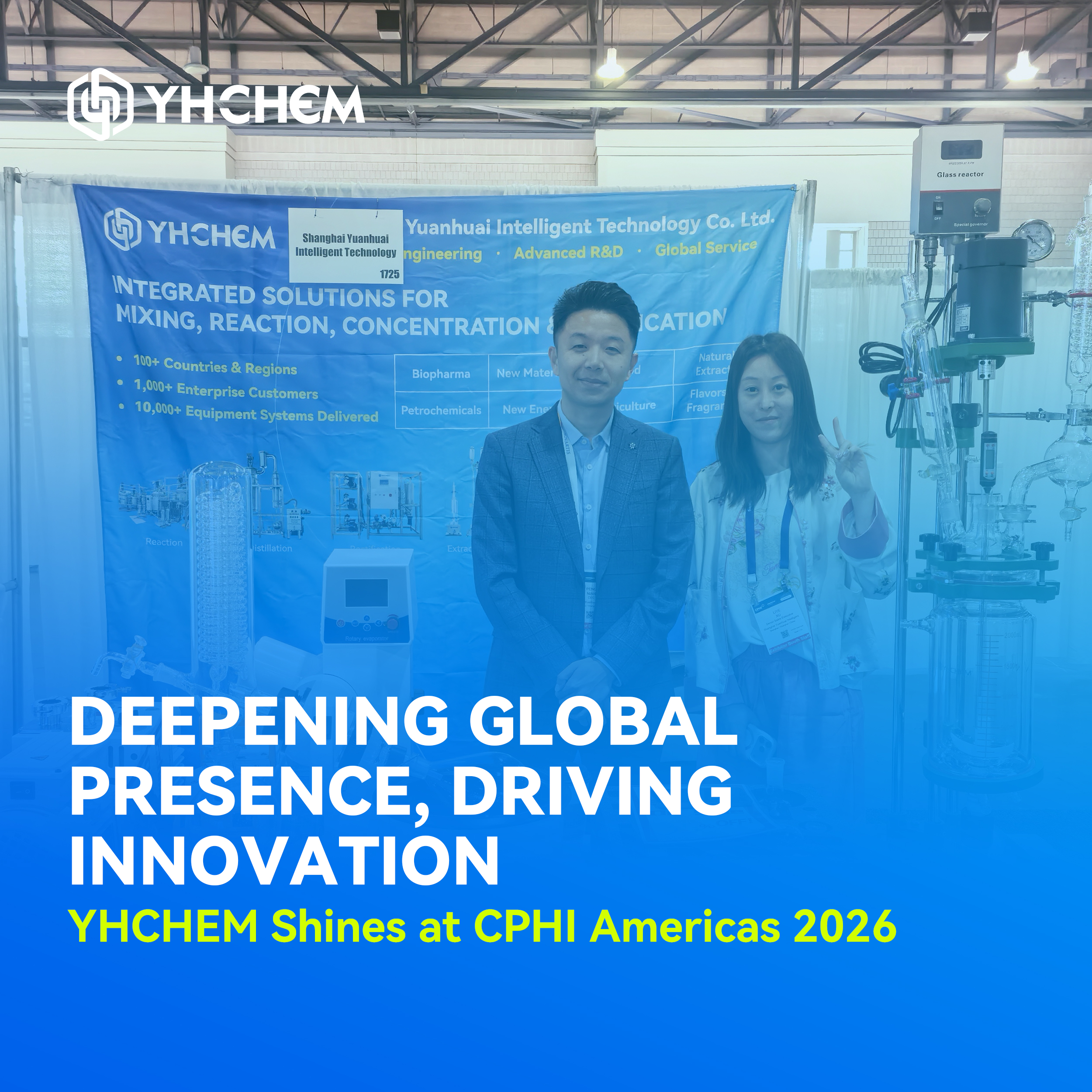Aprofundando a Presença Global, Impulsionando a Inovação | A YHCHEM Brilha na CPHI Americas 2026