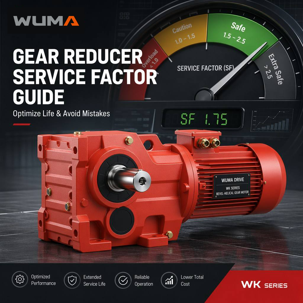 Gear Reducer Service Factor (SF): How to Select Correctly & Avoid Costly Mistakes