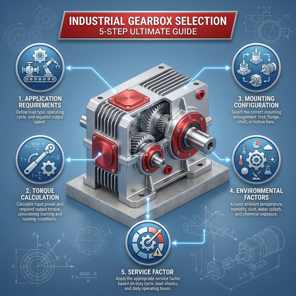 How to Choose the Right Industrial Gearbox: 5-Step Guide