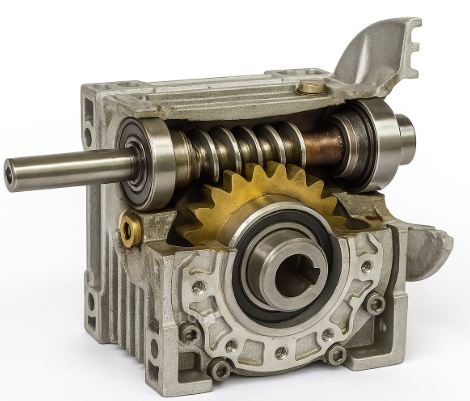 Worm gear self-locking failure conditions diagram