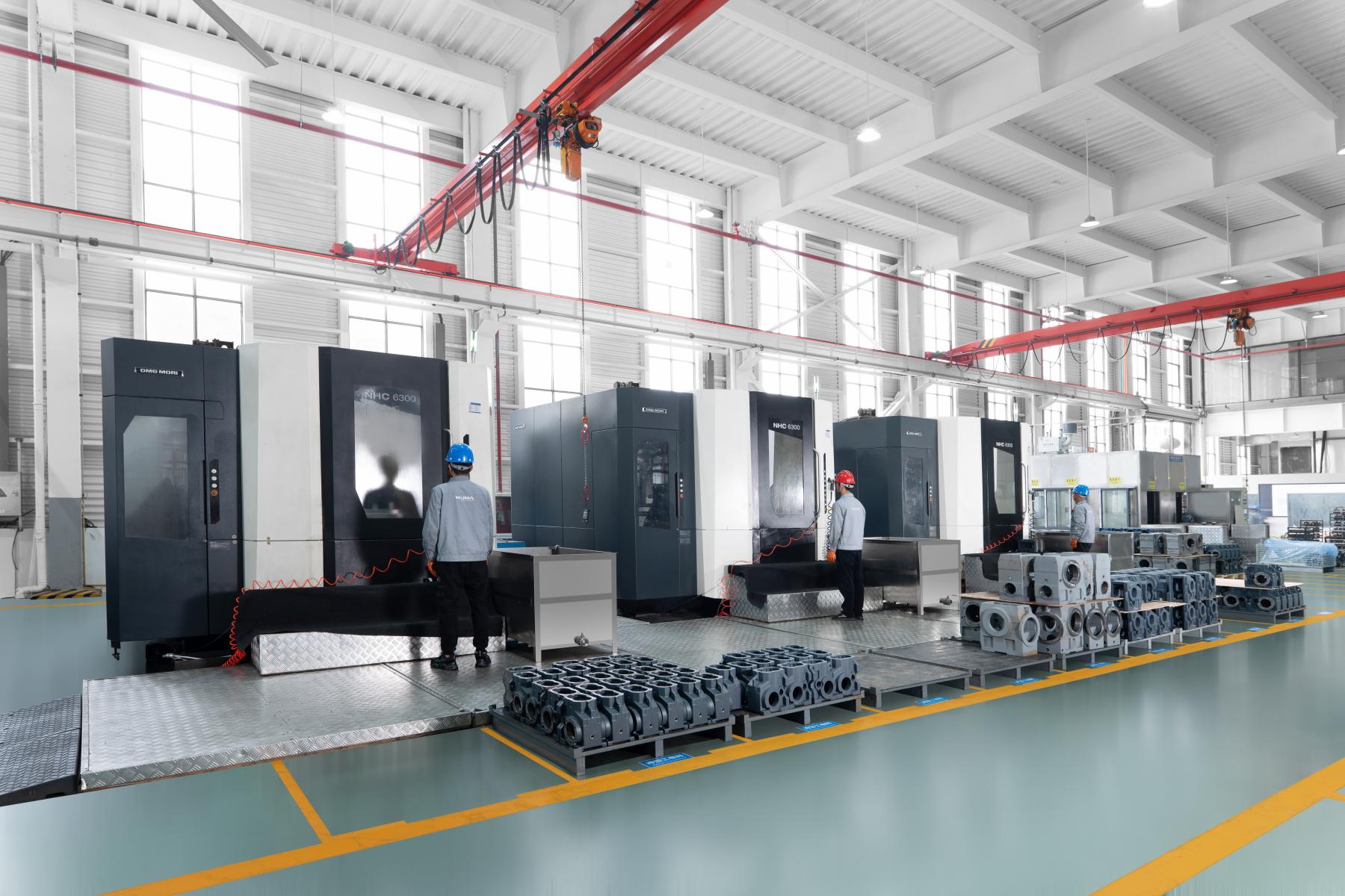 DMG MORI high-precision machining center at Wuma Drive facility