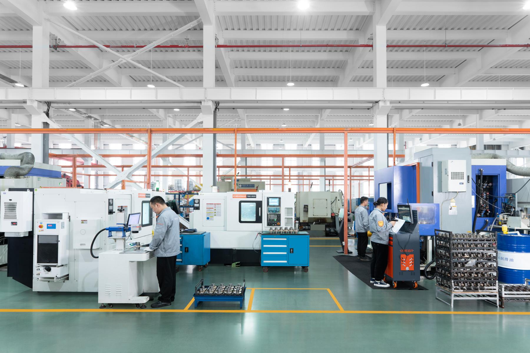 Wuma Drive worm gear machining line