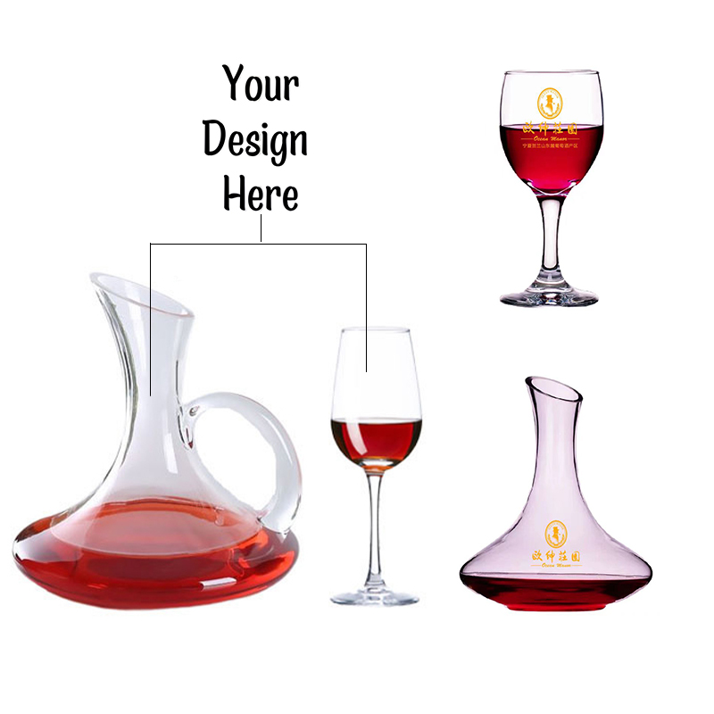 150 GLASSWARE Hand Blown Gift Box Red Wine Glass Decanter Set wine glasses and wine decanter glass set of glass supplier