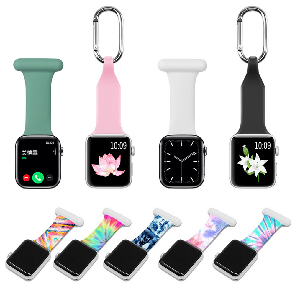 Laudtec Soft Silicone Replacement Strap For Iwatch 7 6 5 Se,Nurse Smart Watch Band For Apple Watch supplier