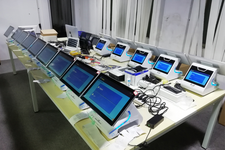 QMS Android Queue Management System For Banks Restaurants Hospitals Ticket Dispenser, Counter Call Unit And Display manufacture