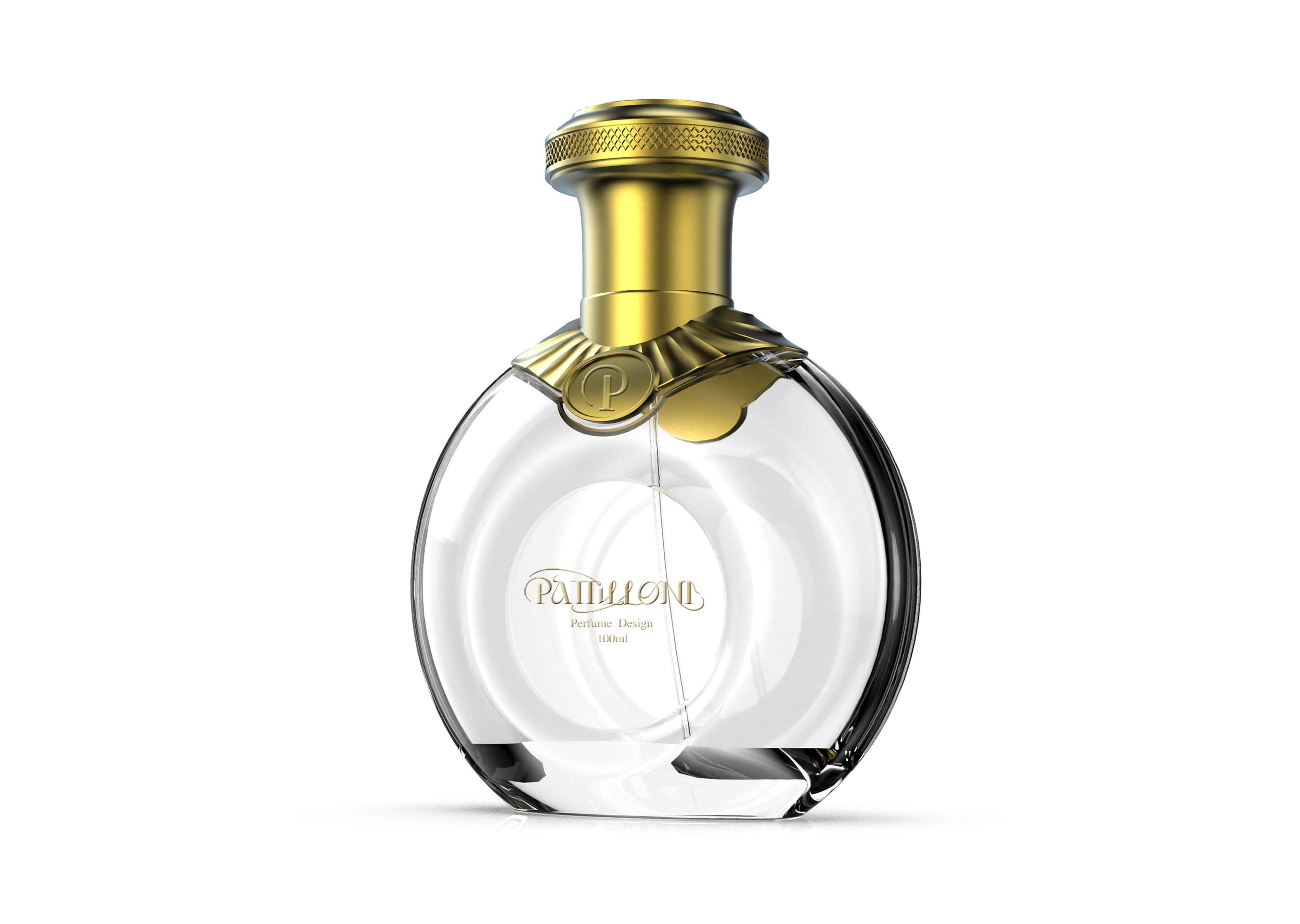 Glass Bottle Manufacture Glass Spray Perfume Bottle With Box Luxury design 50ml 100ml Perfume Bottle supplier