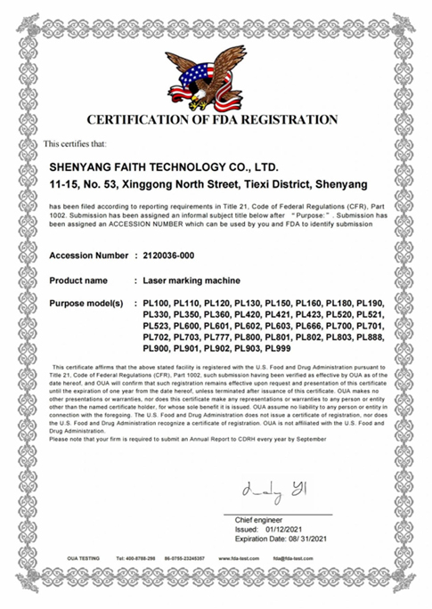 OUR HONORARY CERTIFICATE