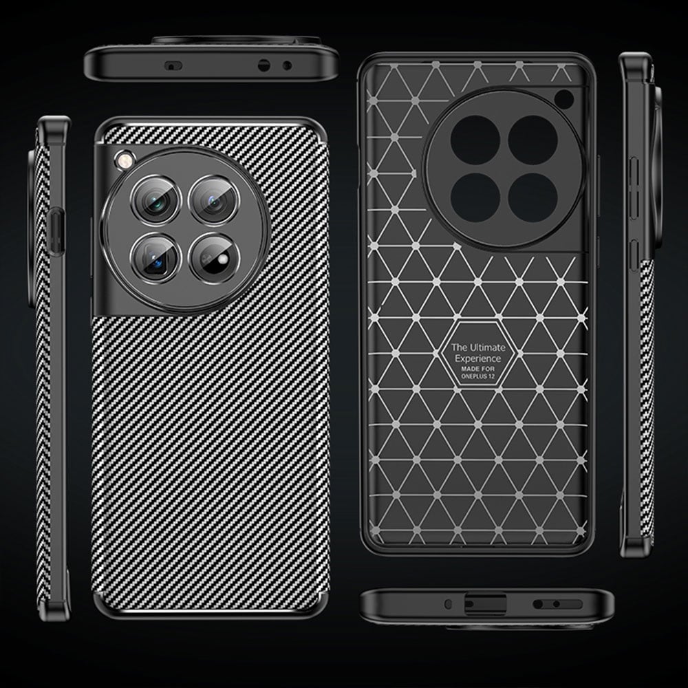 Tpu Phone Case For Oneplus 12 Drop Proof Skin Friendly Mobile Anti Fall Cover Precision Hole Lychee Plating