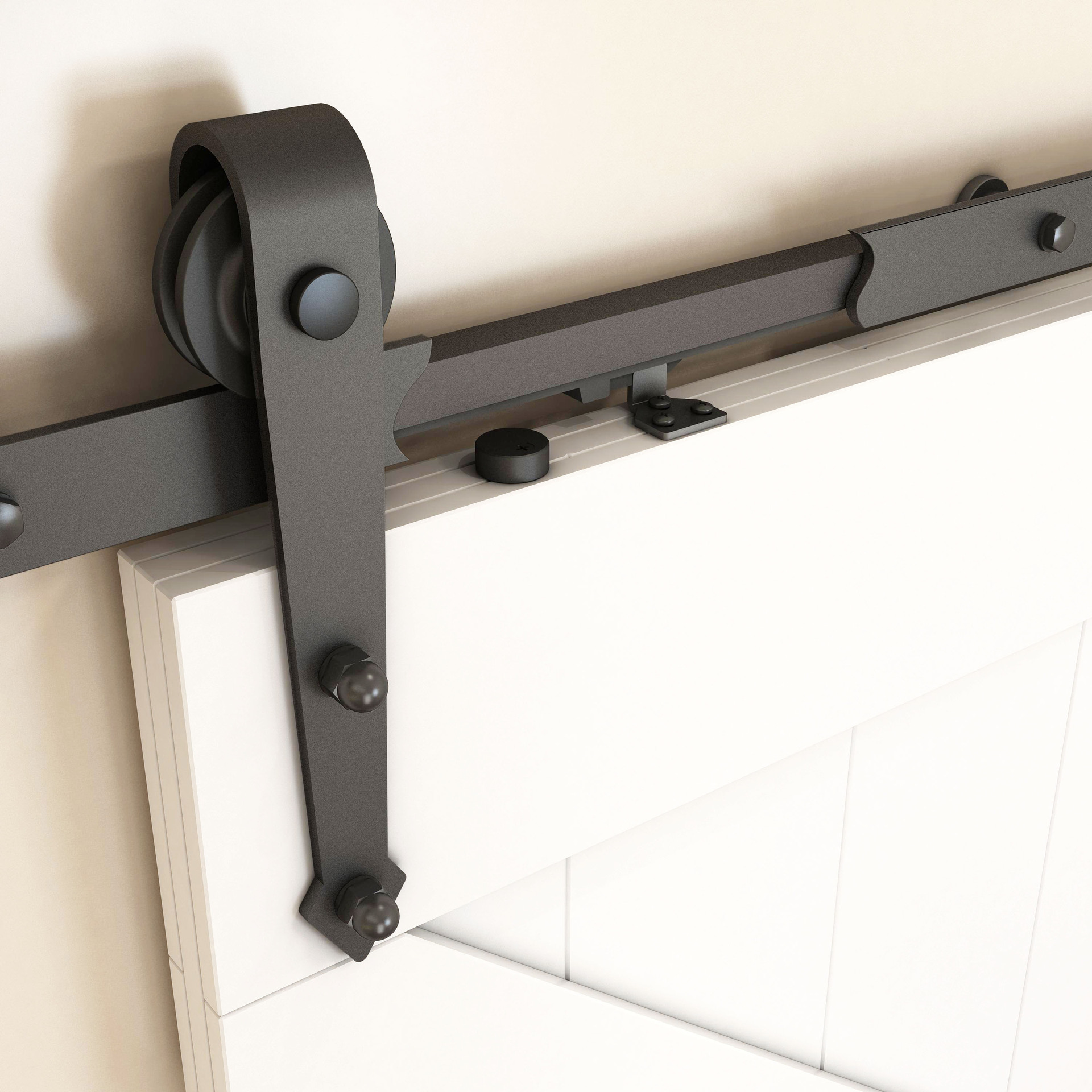 Contemporary Style Heavy Duty Sliding Barn Doors Hardware Barn Door for wood door manufacture