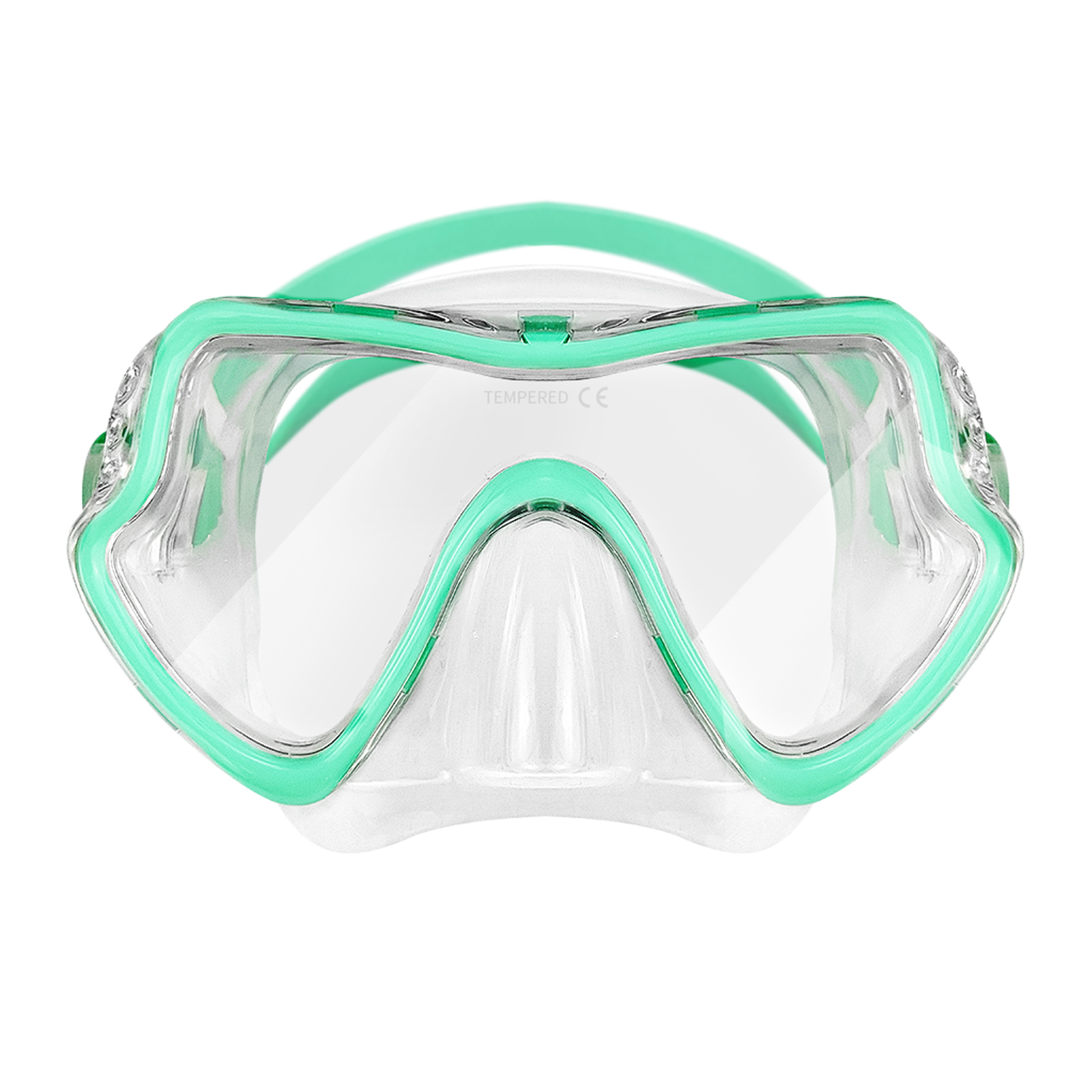 Coated Tempered Glass single lens scuba diving Goggles Dry Top snorkeling Mask and Snorkel Set for adults details