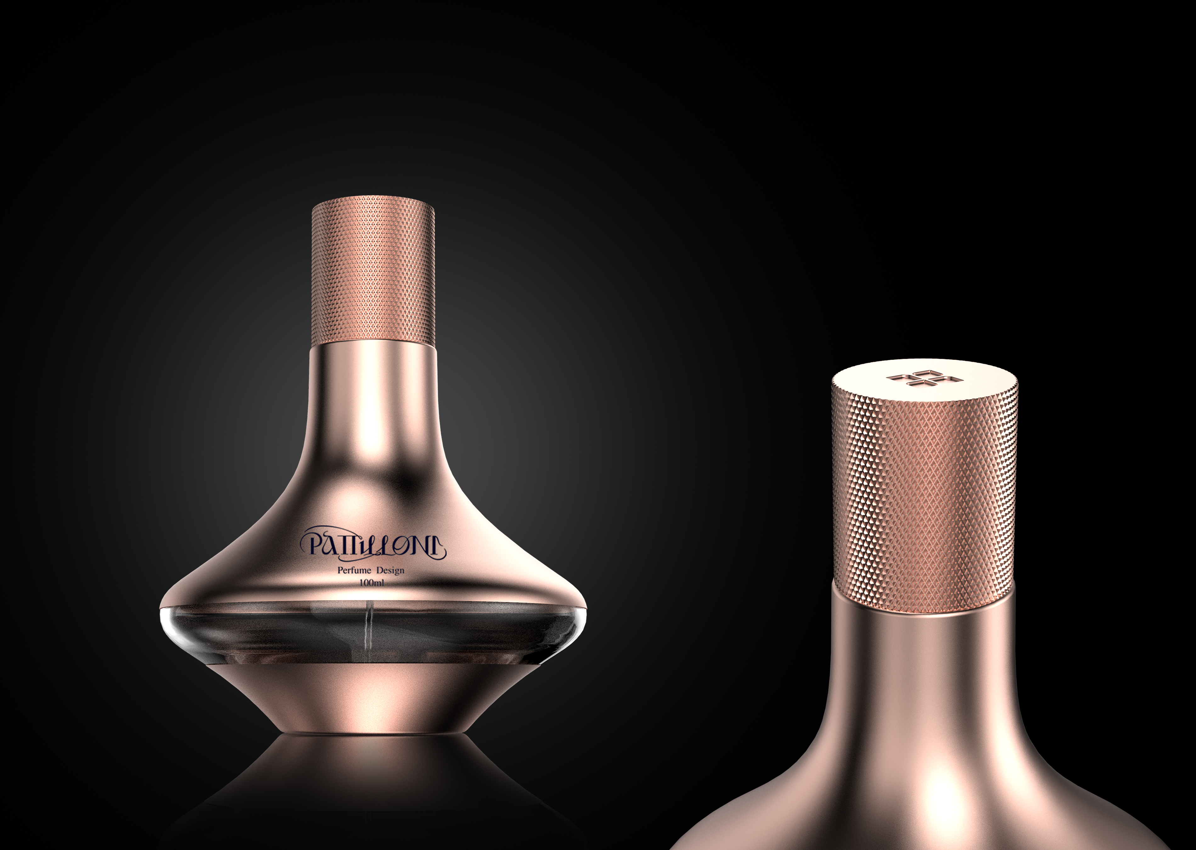 Glass bottle manufacture 75ml luxury crystal perfume bottles details
