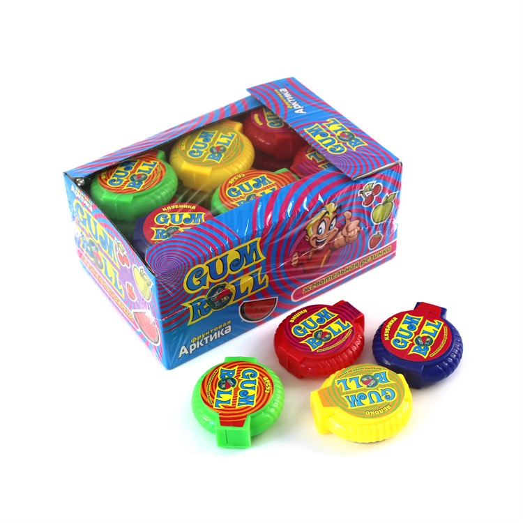 bubble gum roll box container holder for candy sweet factory