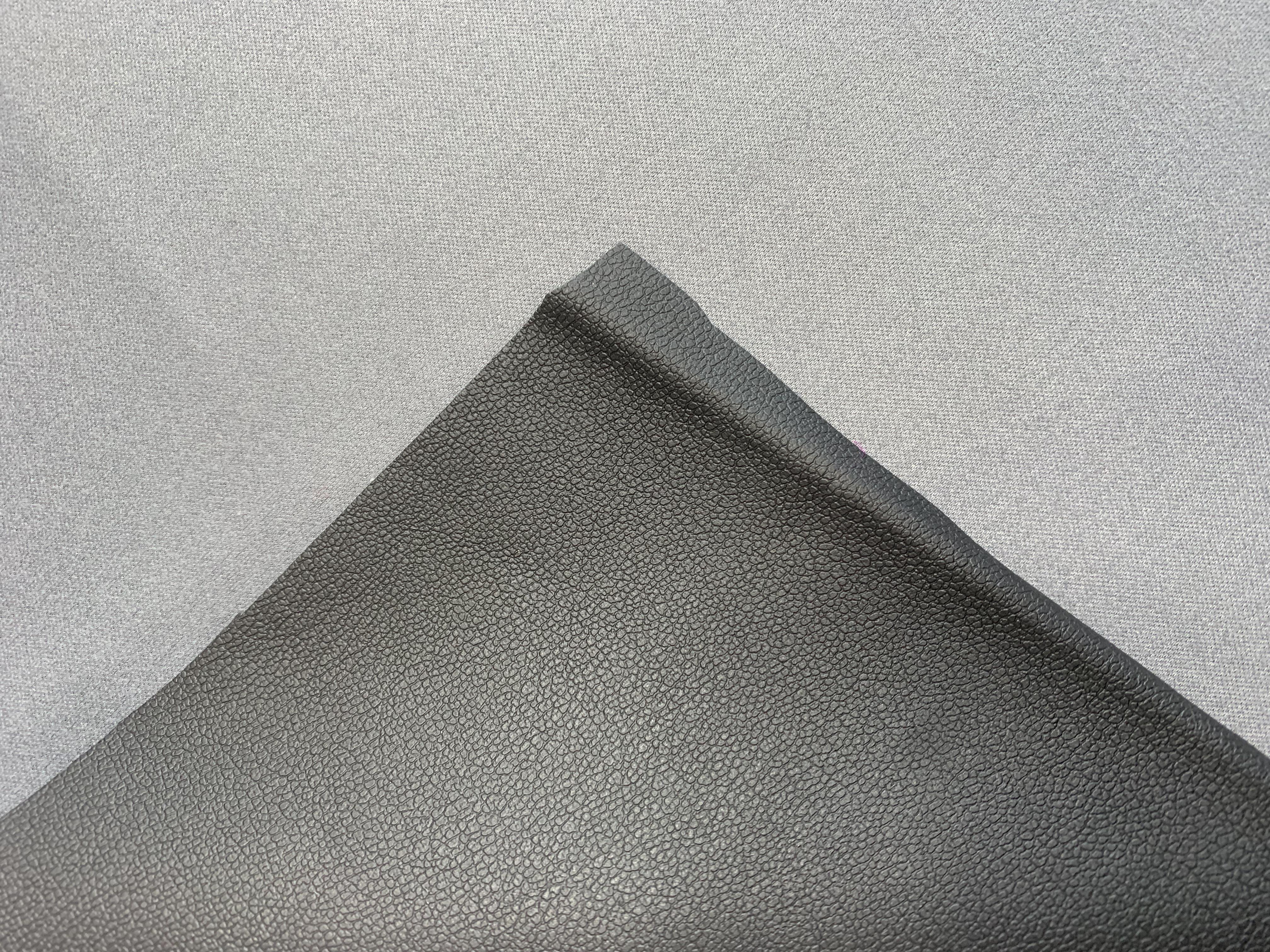 Factory Wholesale Stock Lot: Eco-Based Vegan PU Synthetic Leather Rolls for Garment Materials factory