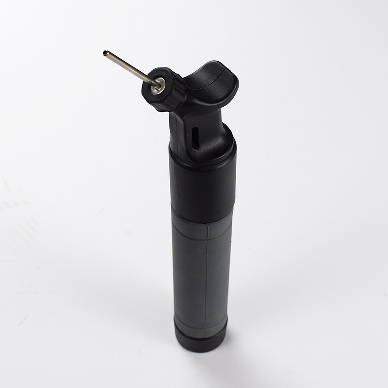 Portable basketball football ball pump double action hand air pump for inflatable details