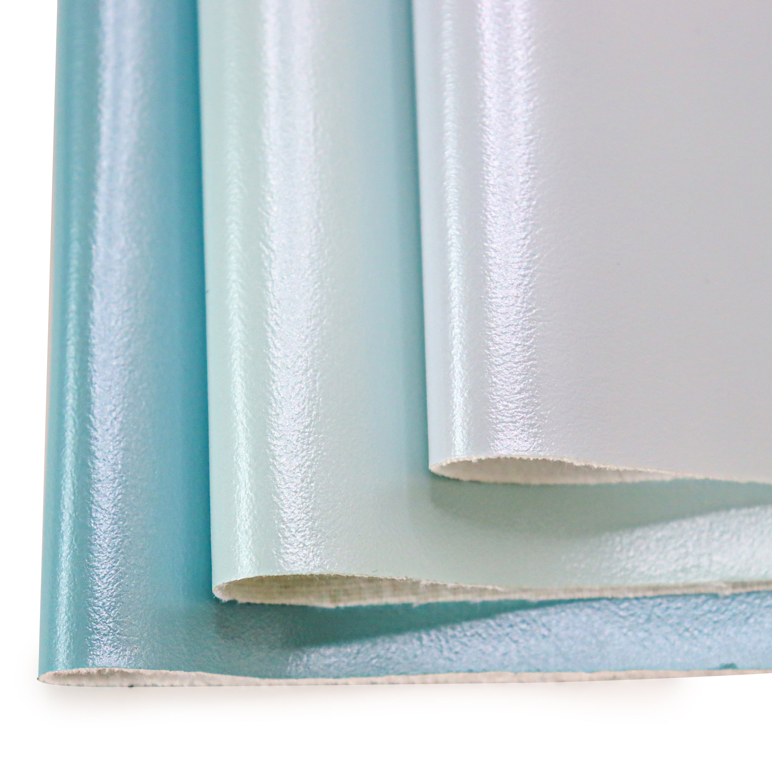 Glossy Eco-friend Lichi Pattern Solvent-free PU Leather Faux Leather factory