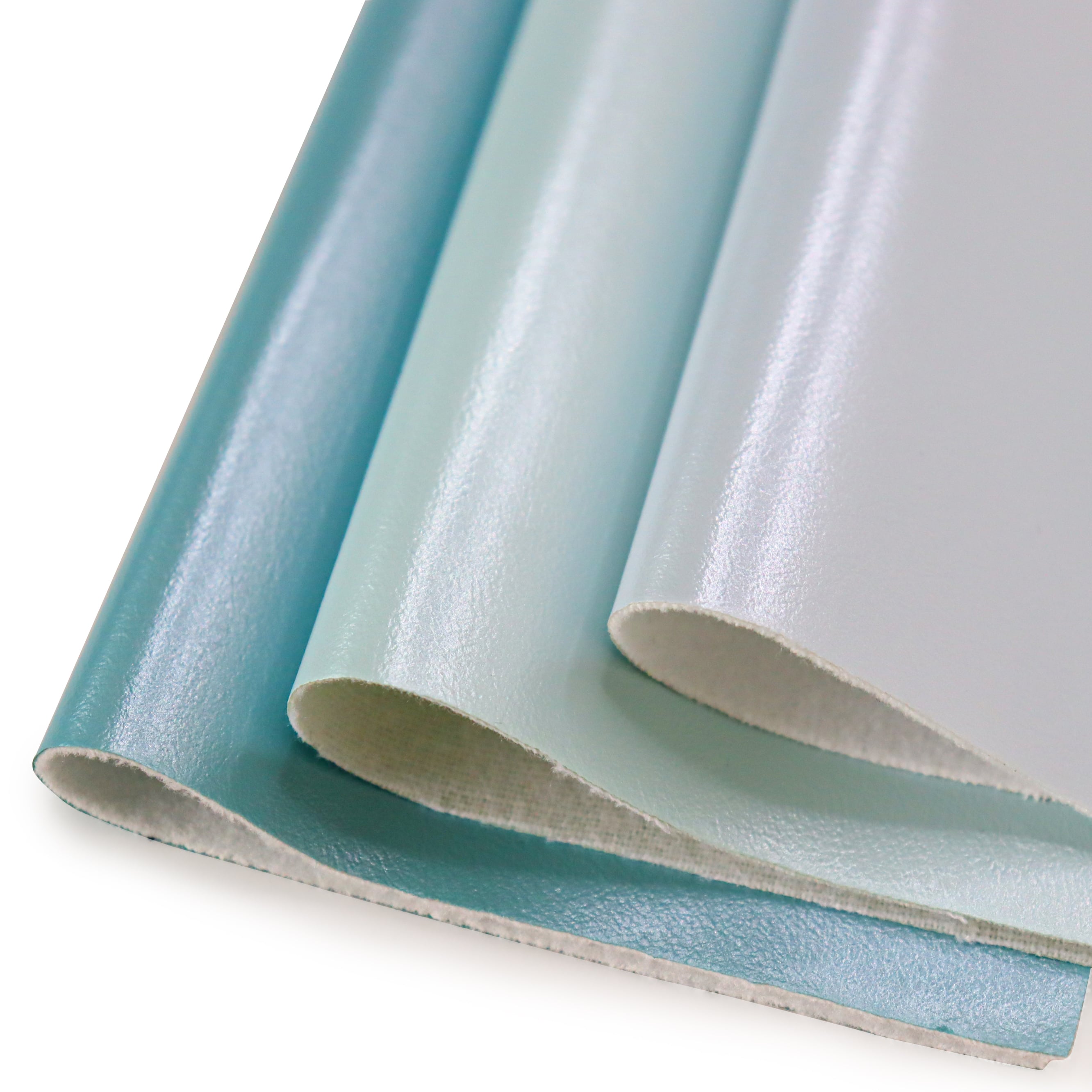 Glossy Eco-friend Lichi Pattern Solvent-free PU Leather Faux Leather manufacture