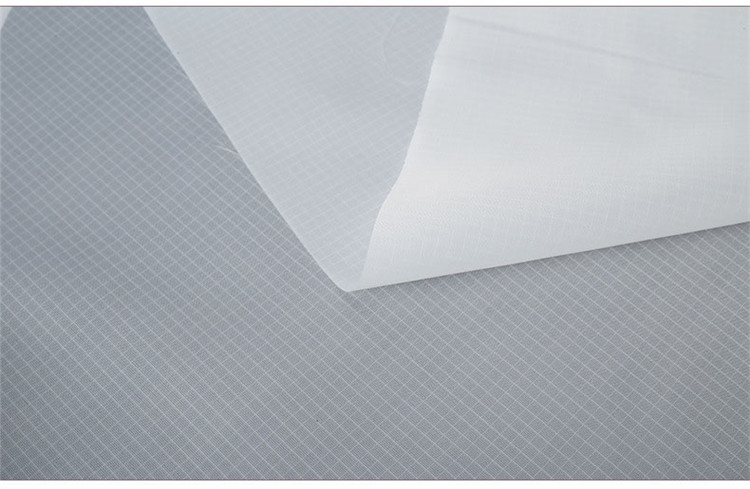 Environmental cloth plain woven polyester 210t 70d polyester ripstop fabric for garment factory