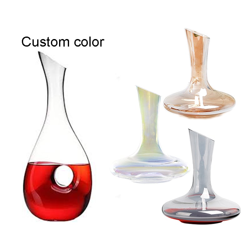 50oz wholesale ins  luxury glassware customized logo decanter hollow wine decanter details