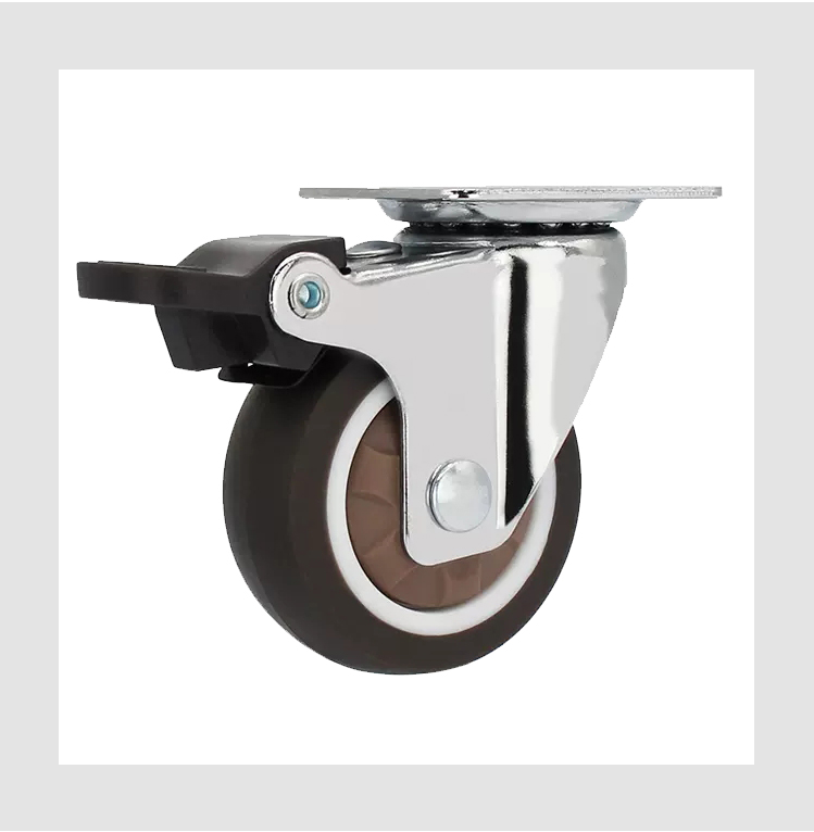 OEM Factory Furniture Wheel Castor Chair Small Swivel Caster Wheel with Brake for Furniture 25mm 32mm manufacture