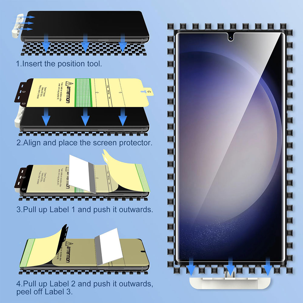 Laudtec GHM027 Transparent Hd Anti Drop Camera Lens Protection Glass Protector Screen Protectors For Samsung Galaxy S23 Ultra details