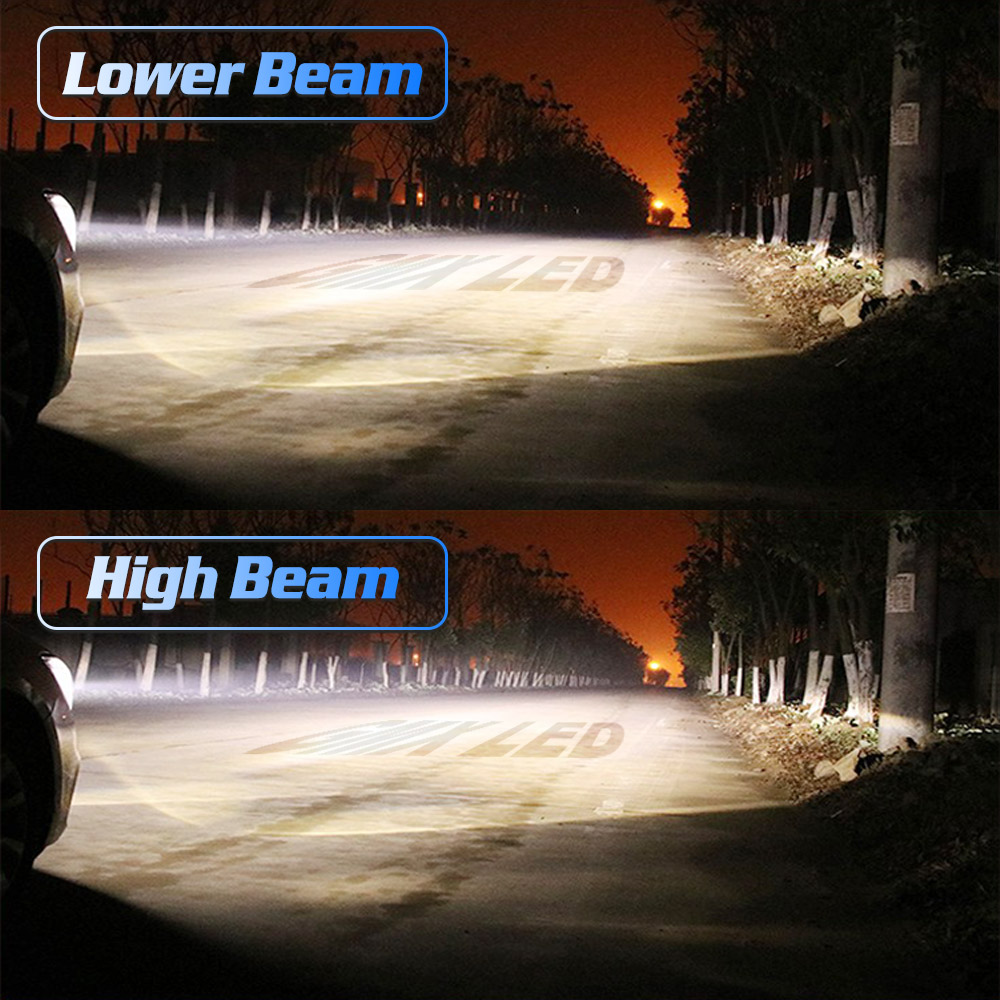 Gview GMX Mini Fan 8000lm 60 Watts Led Headlights 6000K Color Temperature Led Headlamp Led Light Bulb for Auto Accessories details