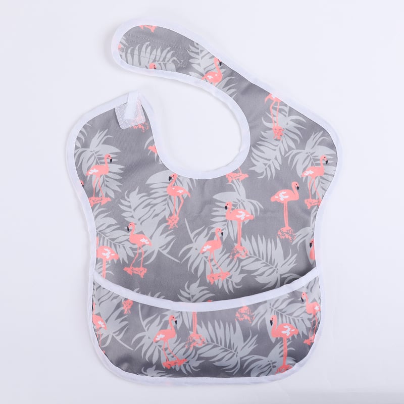 Infant Custom Printed Baby Apron Bib Weaning Smock Bib supplier