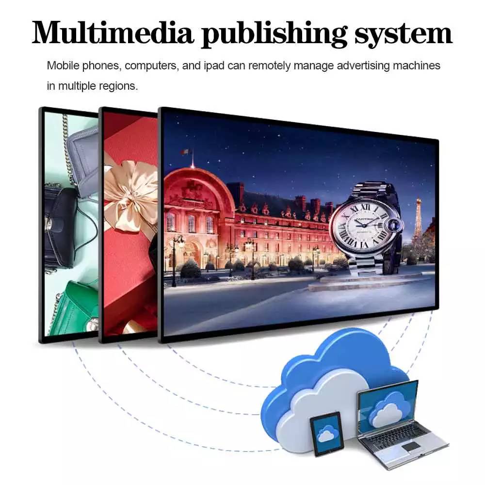 Commercial Ads display LED/LCD Advertising Player Wall Mount Media Player Digital Signage And Displays details