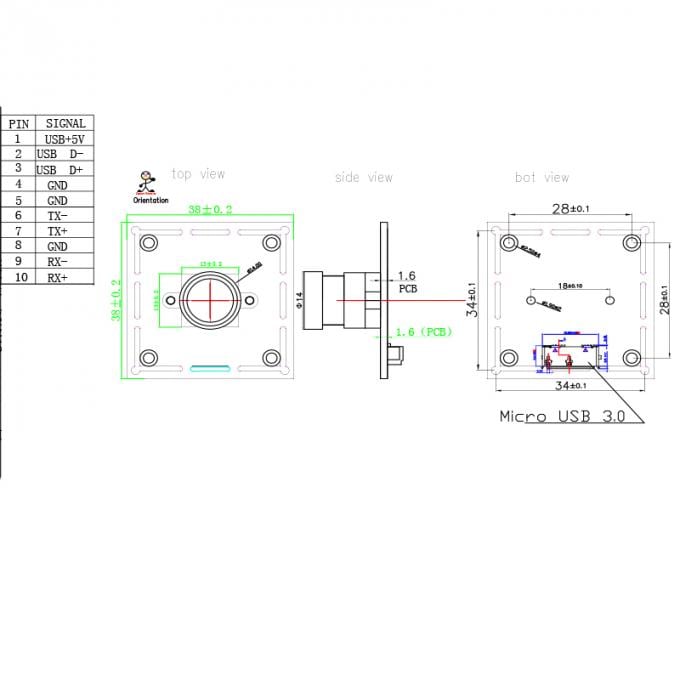 Camera Module For Security Monitoring 1