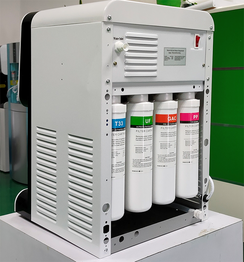 Desktop hot and cold UF filtration water dispenser manufacture