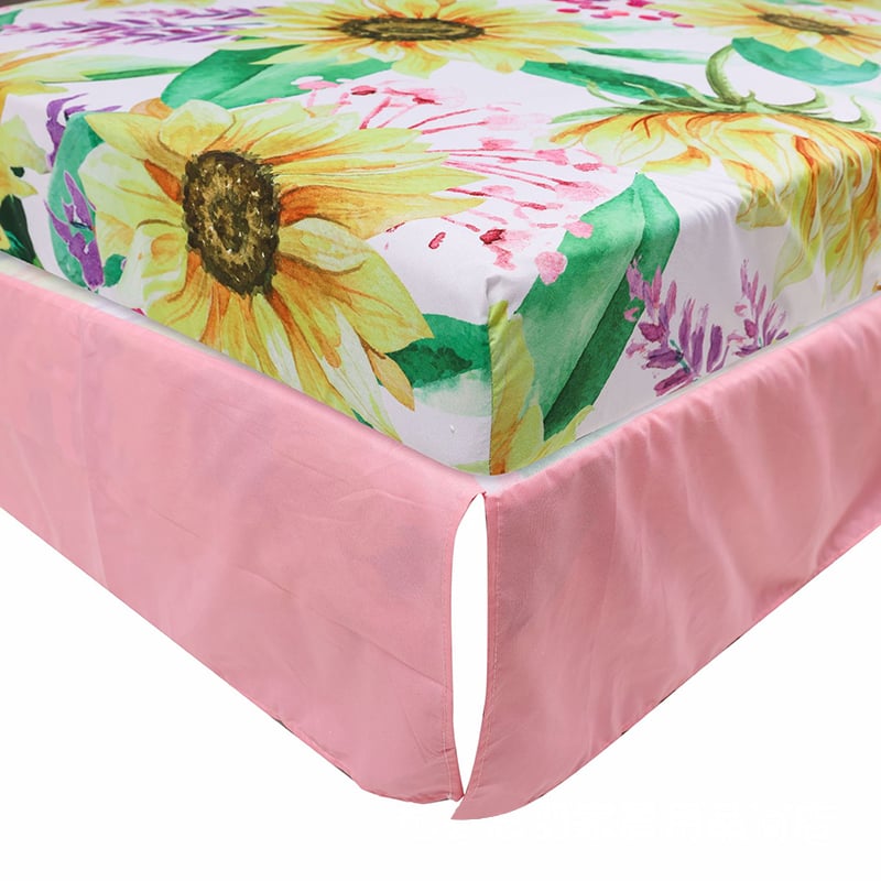 3-Pieces Crib Bedding Comforter Fitted Sheet Crib Skirt Cot Bedding Set details