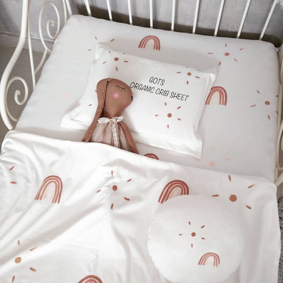 100% Organic Bamboo Sheet for Baby Boys or Girls Fits All Standard Crib Bed Soft Cooling Fitted Crib Sheet manufacture