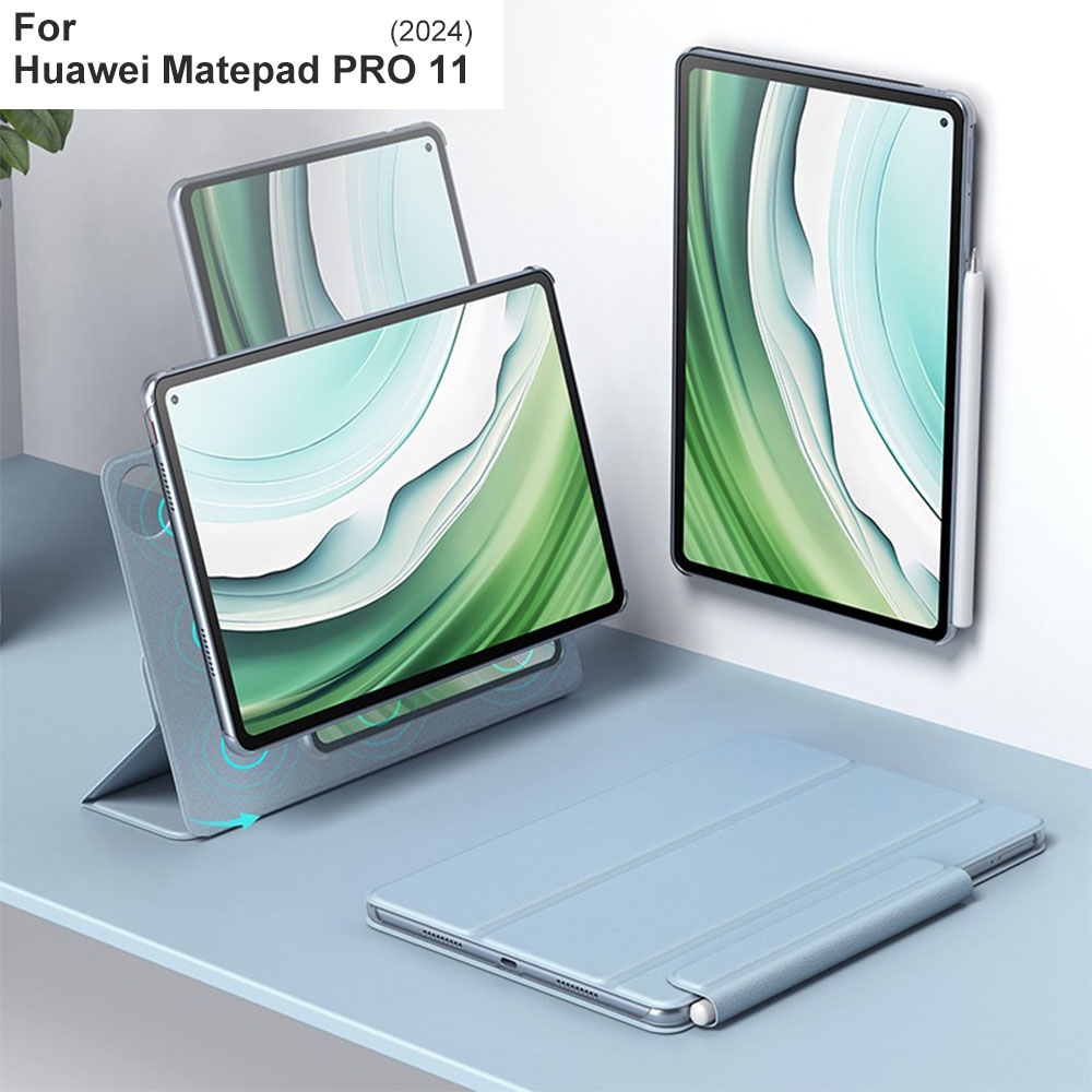 Acrylic Clear Tablet Cover Case For Huawei Matepad Pro 11 Rugged Pc Custom Foldable Leather Detachable details