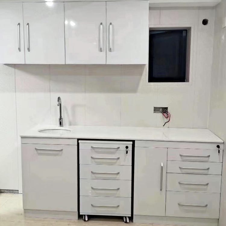 Stainless Steel dental cabinet furniture OEM medical hospital dental cabinet details