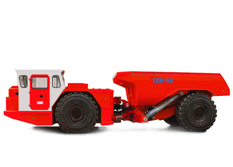 TU-40 Diesel Engine Underground Haul Dump Mining Truck For Underground Metallic Mining details