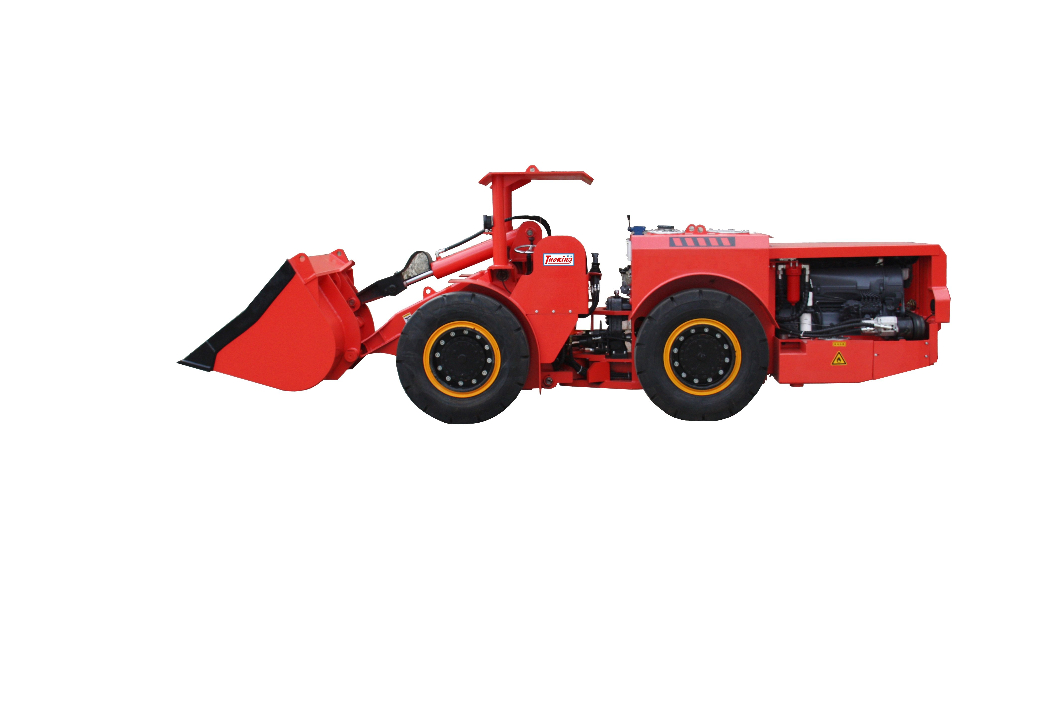 ShanDong TuoXing TC-0.75 Underground Lhd 1.5ton Load 0.75 Cbm Wheel Scooptram With Dana Transmission And Torque manufacture