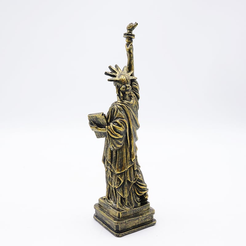 OEM Custom crafts home decoration miniature peripheral souvenir statue resin bronze Statue of Liberty figure figurine details